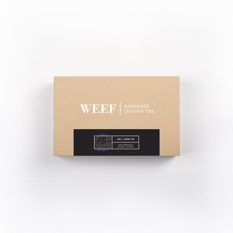 Leather WEEF Bow Tie