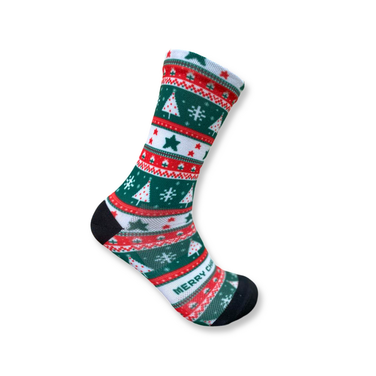 Striped Christmas Socks