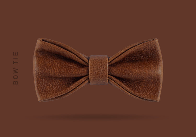 Leather WEEF Bow Tie