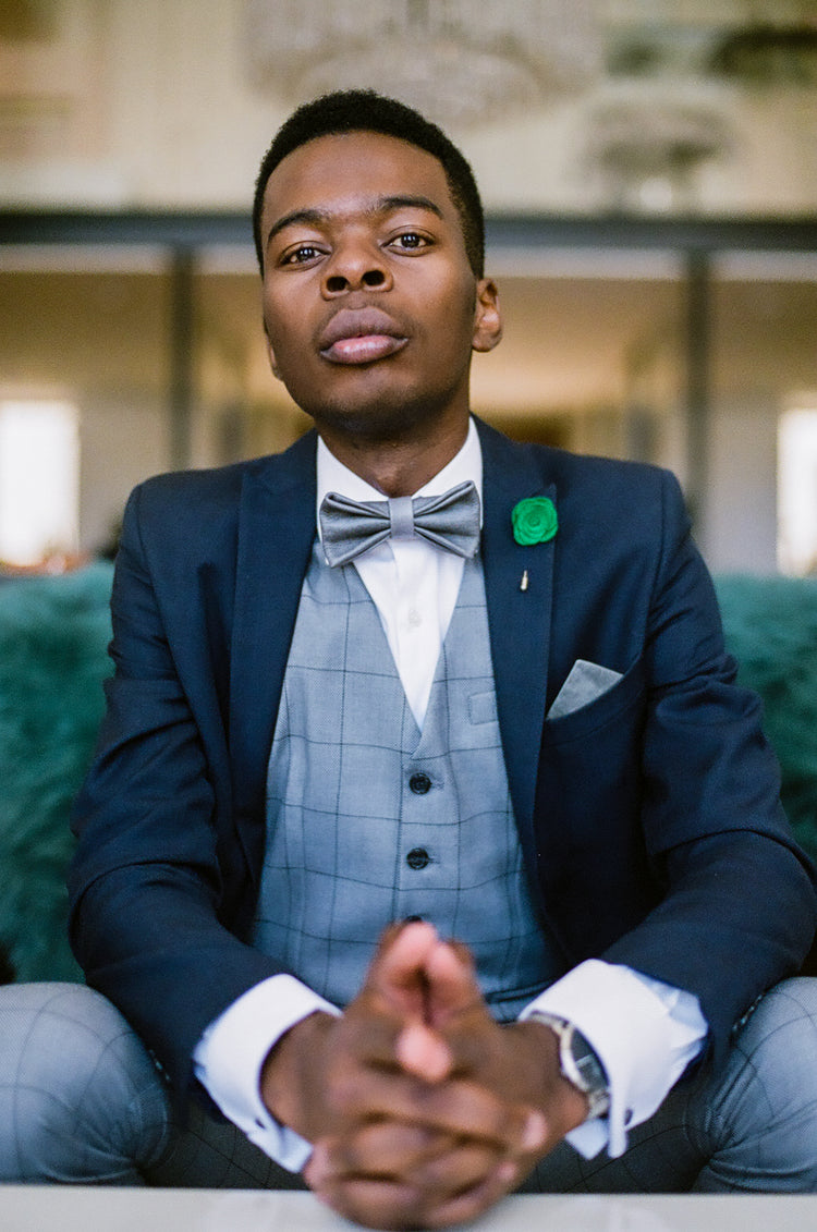 Leather WEEF Bow Tie