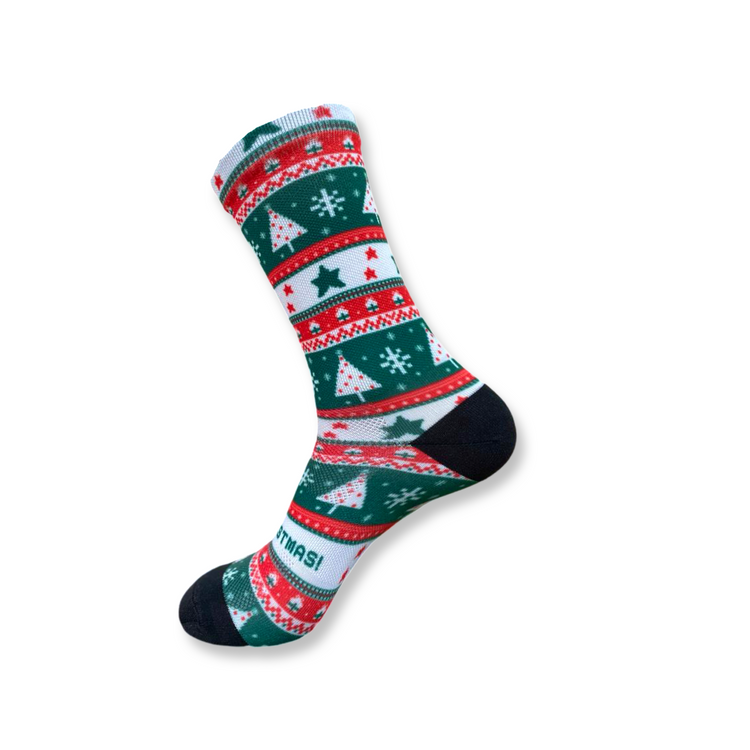 Striped Christmas Socks