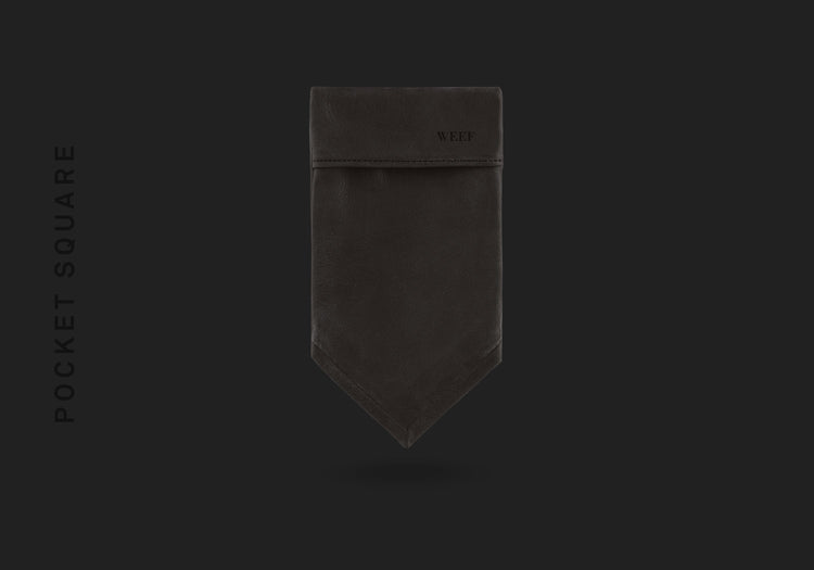 Leather WEEF Pocket Square
